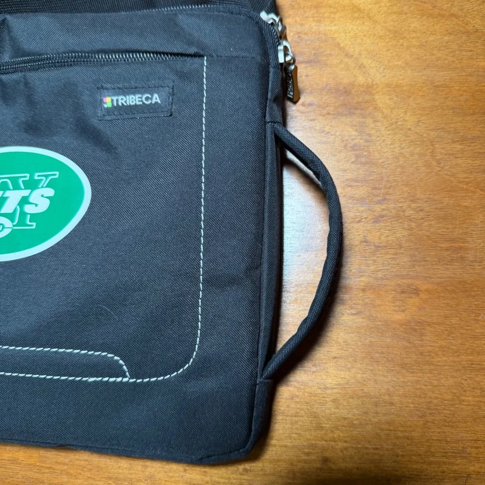 Tribeca Laptop Tablet Bag Unisex OS Black NY Jets‎ NFL Messenger Crossbody